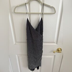 Forever 21 Black Shimmer Backless Dress